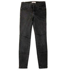 Madwell Skinny Skinny Ankle Jeans Black Rise 8.75"